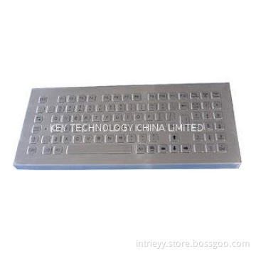 Rugged weather proof industrial PC keyboard with numeric ke
